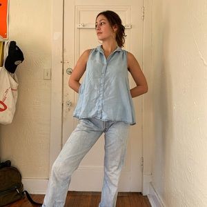 Denim tank